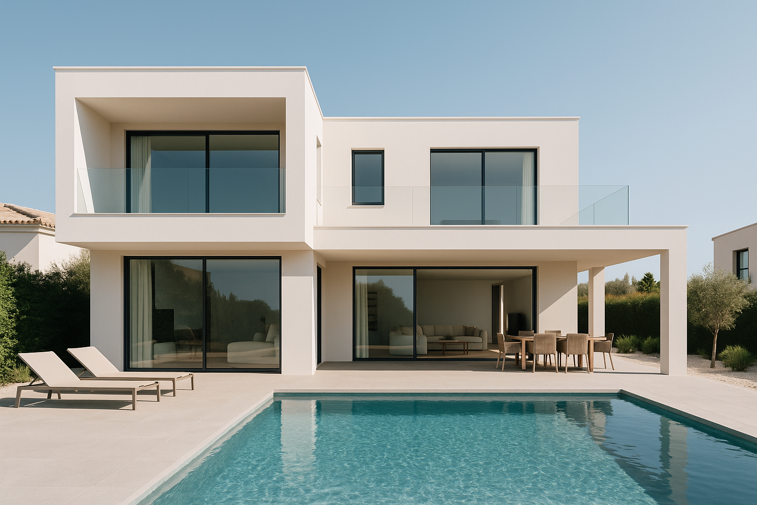 Vendre villa moderne en Espagne avec piscine – agence immobilière francophone